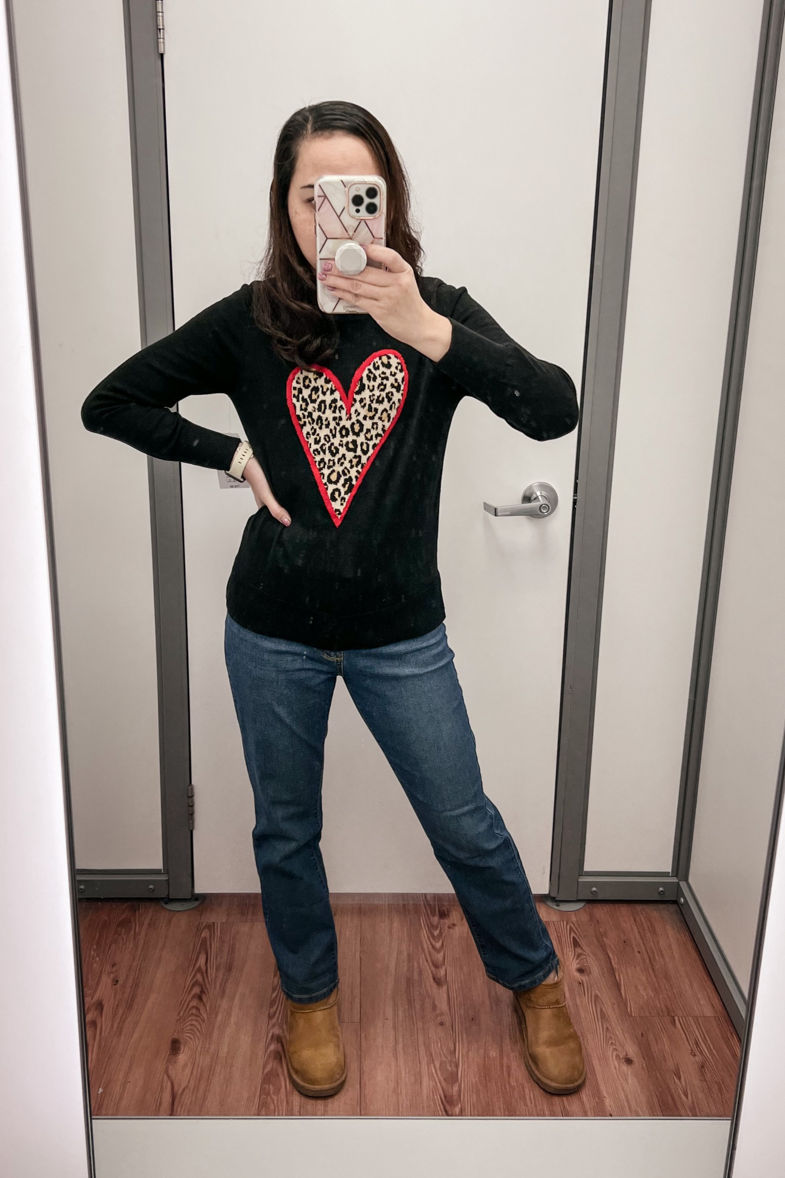 Winter outfit, valentine’s day outfit idea 

#LTKunder50 #LTKstyletip #LTKFind