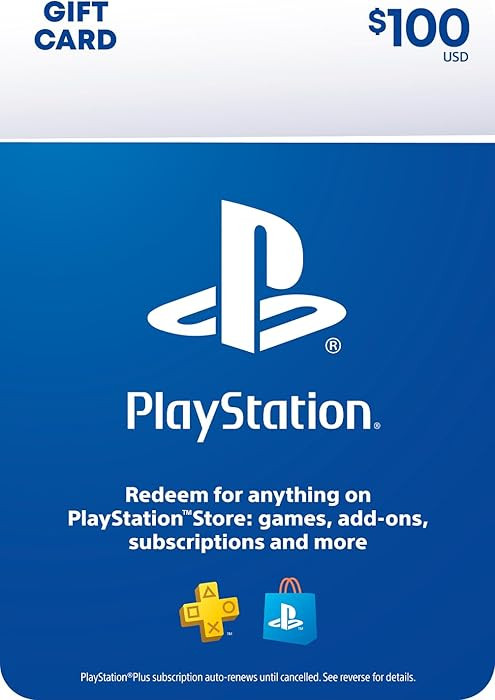 PlayStation Store Gift Card [Physical Card] - $100 | Amazon (US)