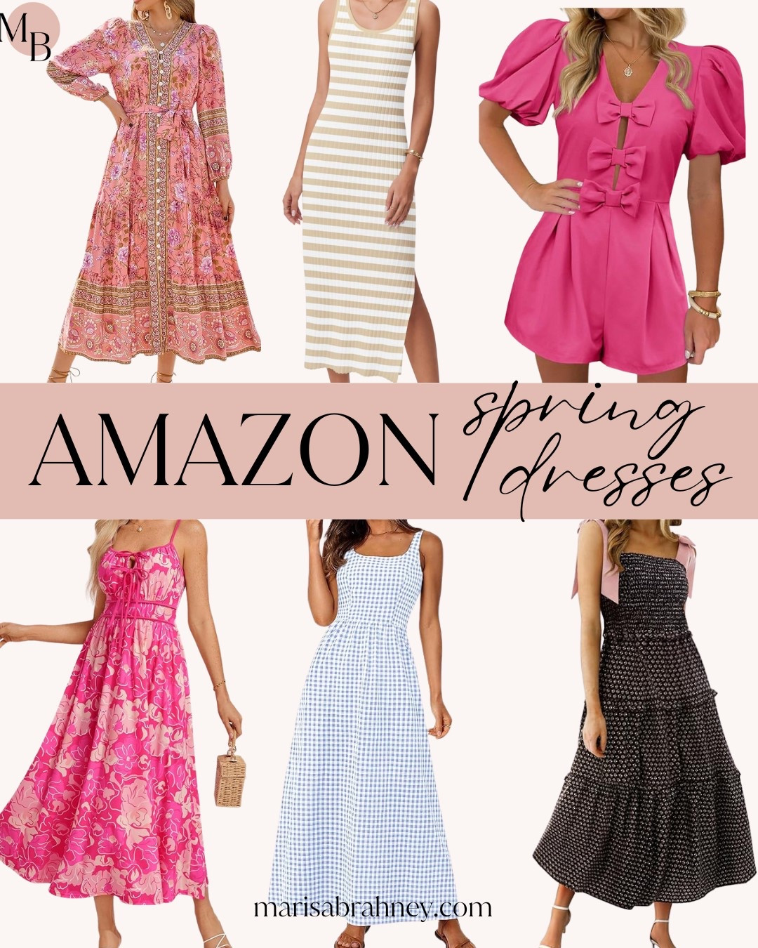 Rounding up some cute new spring dress options from Amazon..love these colors and styles. 

#amazonfashion #amazonfinds #amazonstyle #amazonspring #styleover40 #momstyle