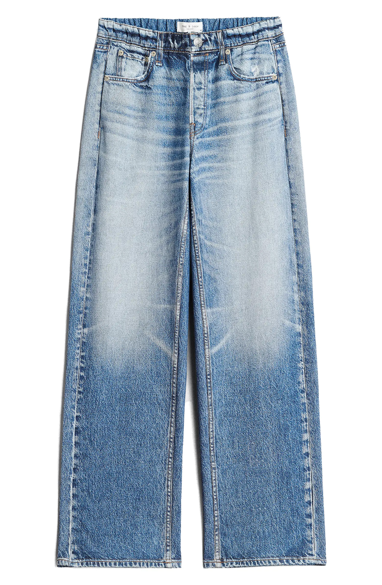 Miramar Wide Leg Cotton Terry Sweatpant Jeans | Nordstrom