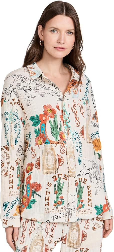 Agua Bendita Women's Keshi Nopal Top | Amazon (US)