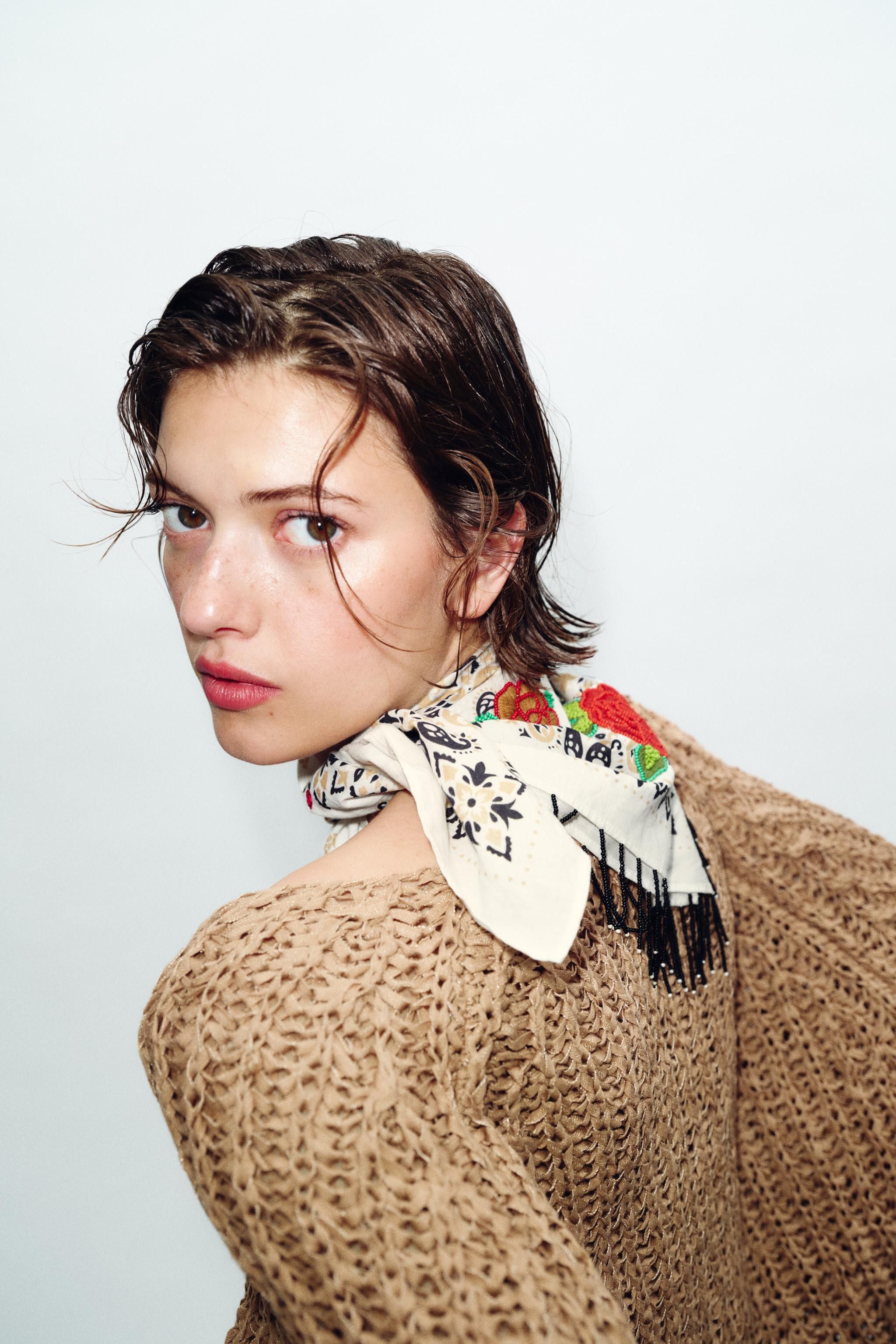 INTERTWINED RIBBON KNIT JUMPER | Zara US