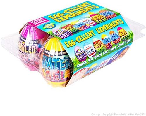 Science to The Max Egg-Cellent Experiment - 6 Pack Science Experiments for Children- Egg-Shaped A... | Amazon (US)