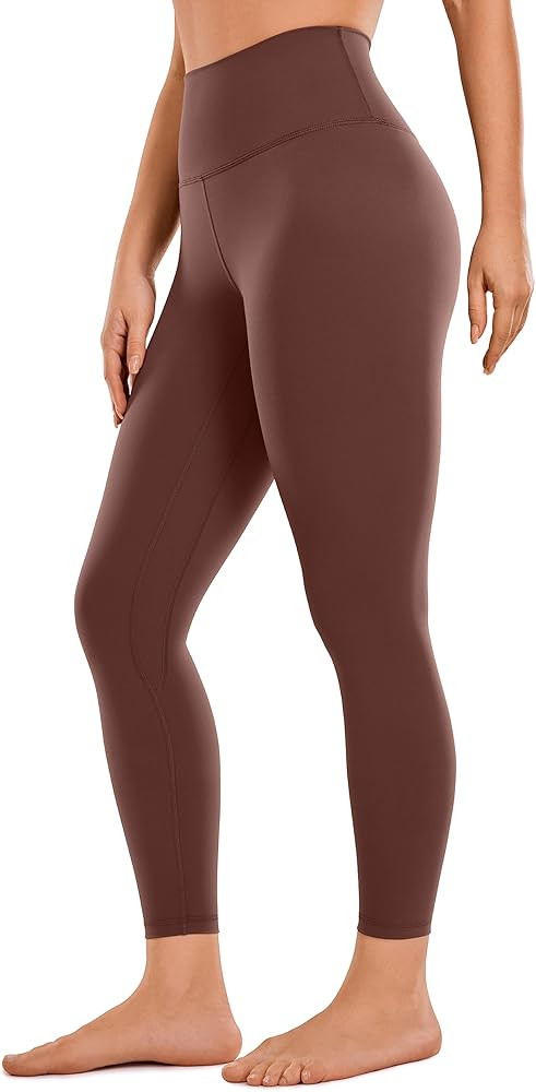 CRZ YOGA Womens Brushed Naked Feeling Workout Leggings 25" - High Waisted Gym Compression Tummy C... | Amazon (US)