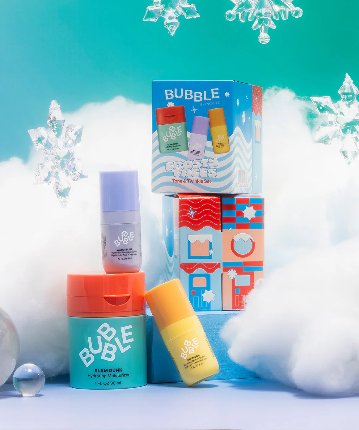 Frosty Faces Tone & Twinkle Set | Bubble Skincare