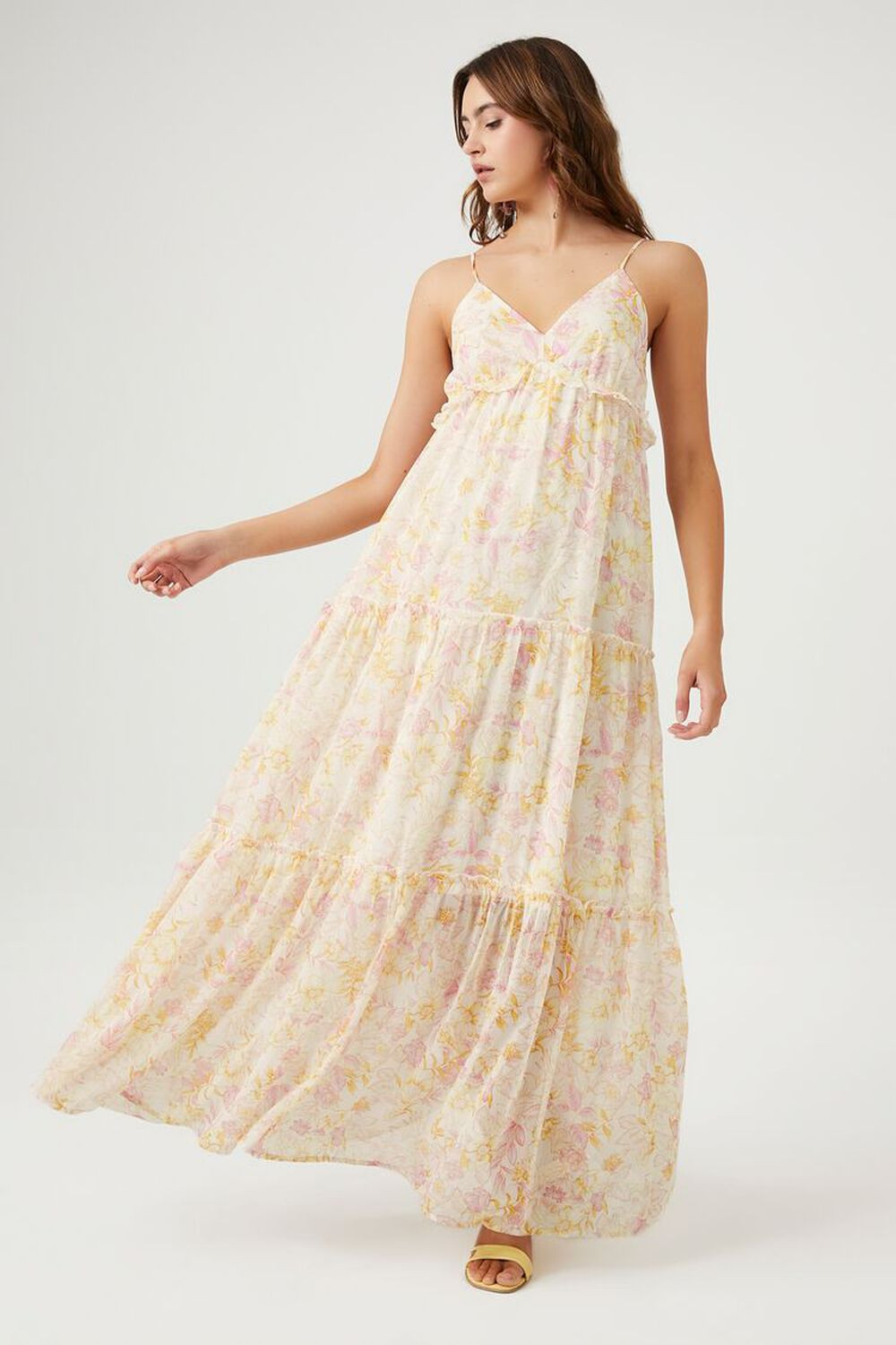 Tiered Floral Print Maxi Dress | Forever 21 (US)