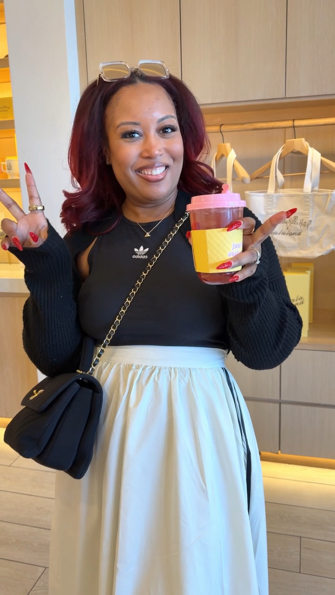 love a cute @adidas fit! This skirt made it super easy to shop around and frolick with my girls! 

#LTKMidsize #LTKootd