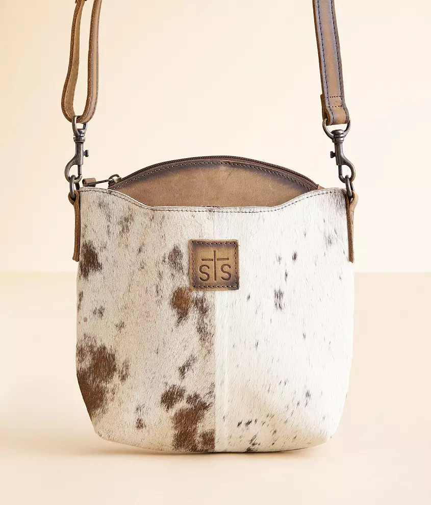 Josie Cowhide Crossbody Leather Purse | Buckle