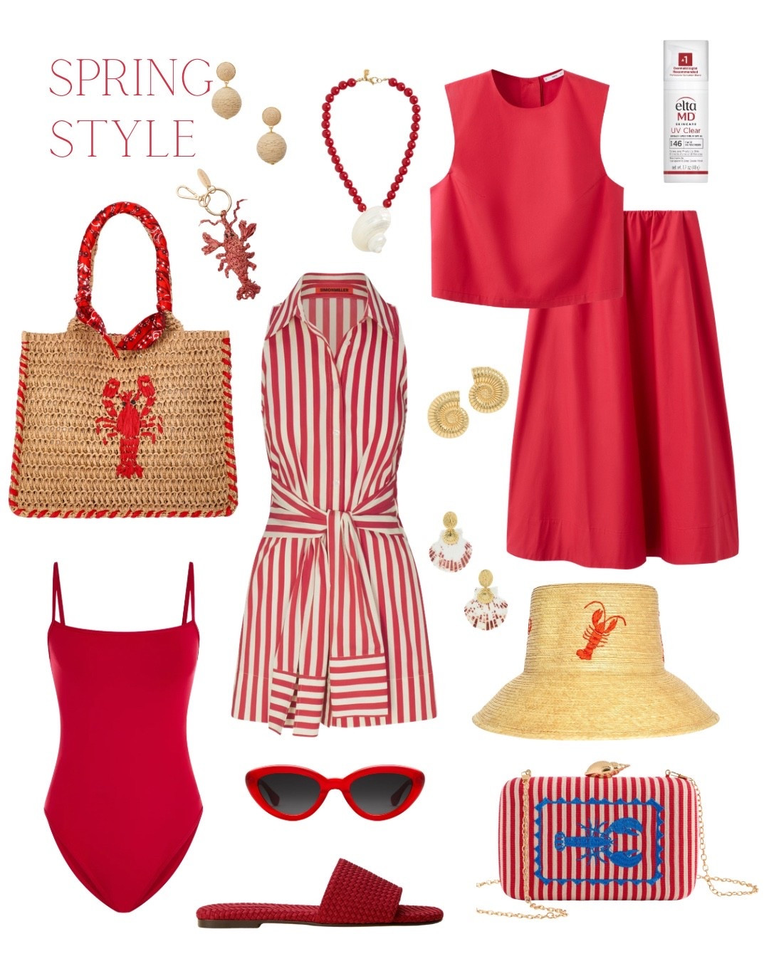 Red style for spring and summer
Outfit ideas what to wear 
Resort 

#LTKdayinmylife #LTKootd #LTKgrwm