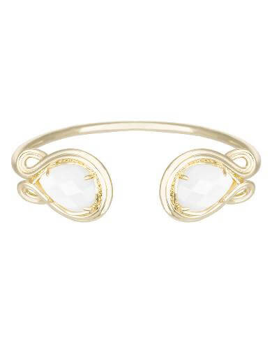 Andy Gold Bracelet in White Pearl | Kendra Scott