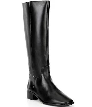 Antonio Melani Rowan Leather Tall Dress Boots | Dillard's | Dillard's