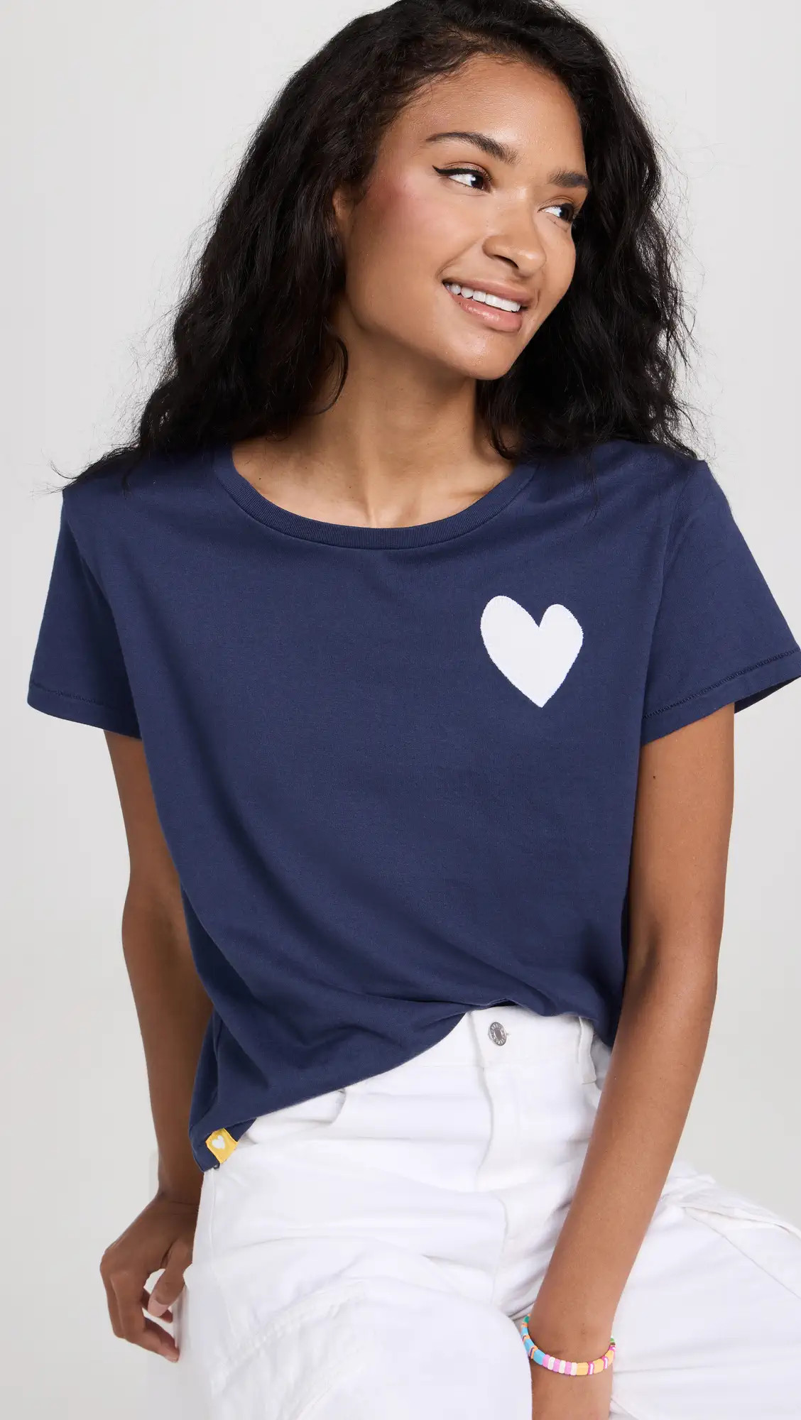 Kerri Rosenthal The Suke Tee Contrast Imperfect Heart | Shopbop | Shopbop