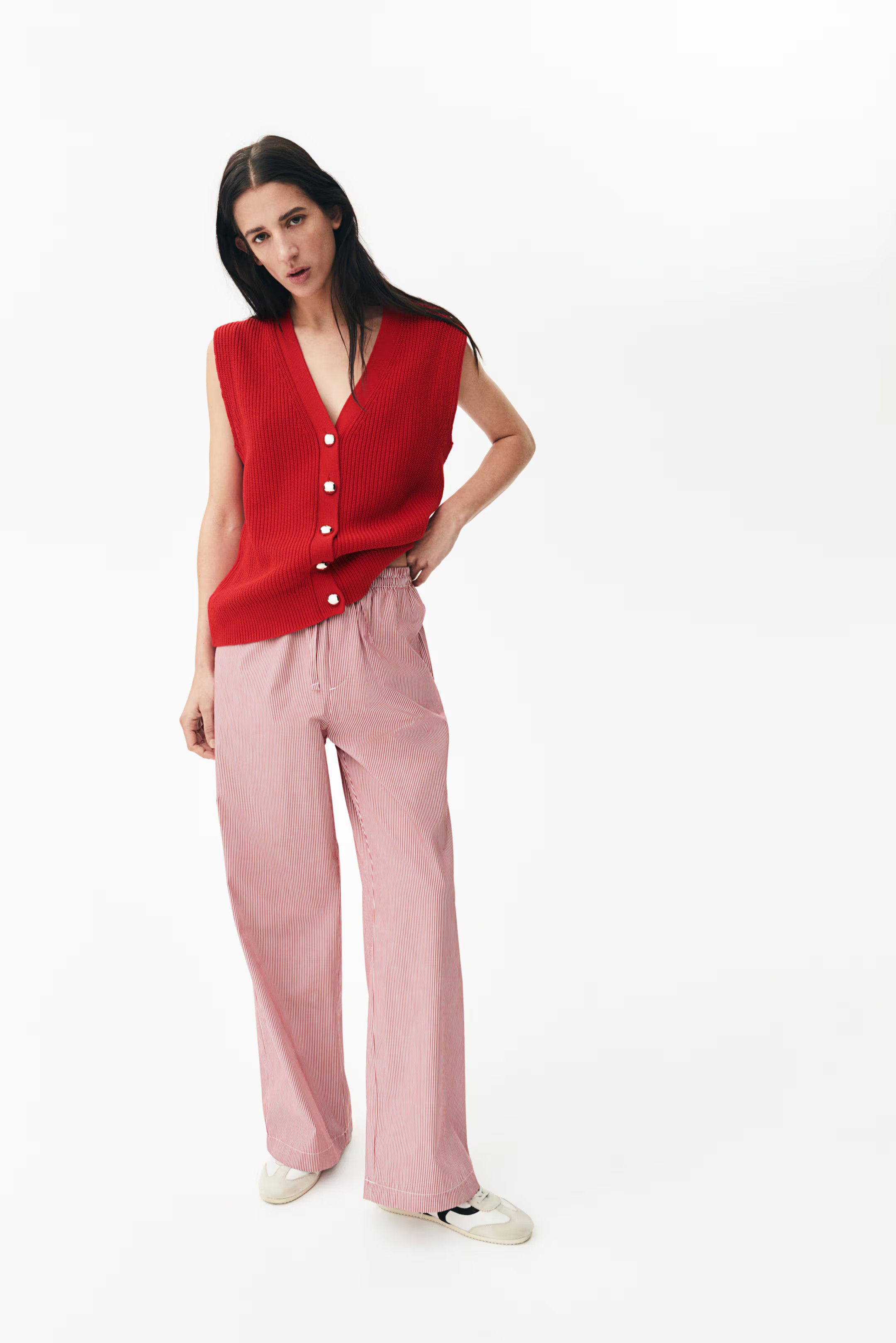 Button-front sweater vest | H&M (UK, MY, IN, SG, PH, TW, HK)