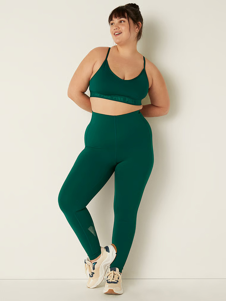 Compression V High Waist Full Length Legging - PINK | Victoria's Secret (US / CA )