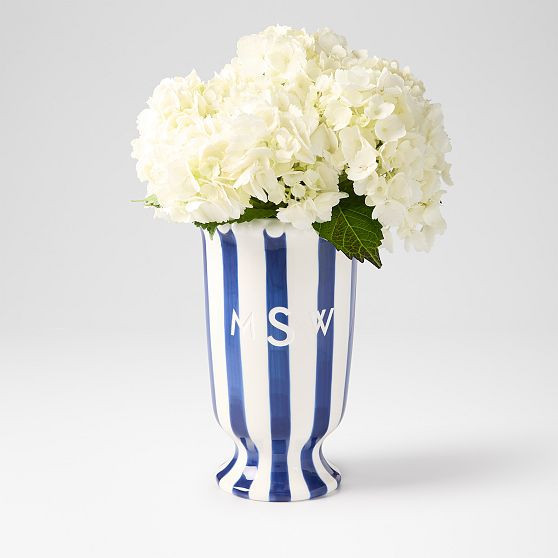 Striped Ceramic Vase | Mark and Graham