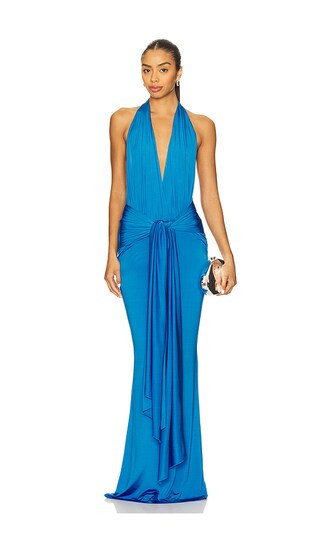 Lovers and Friends Coralie Gown in Blue. - size XS (also in XL) | Revolve Clothing (Global)