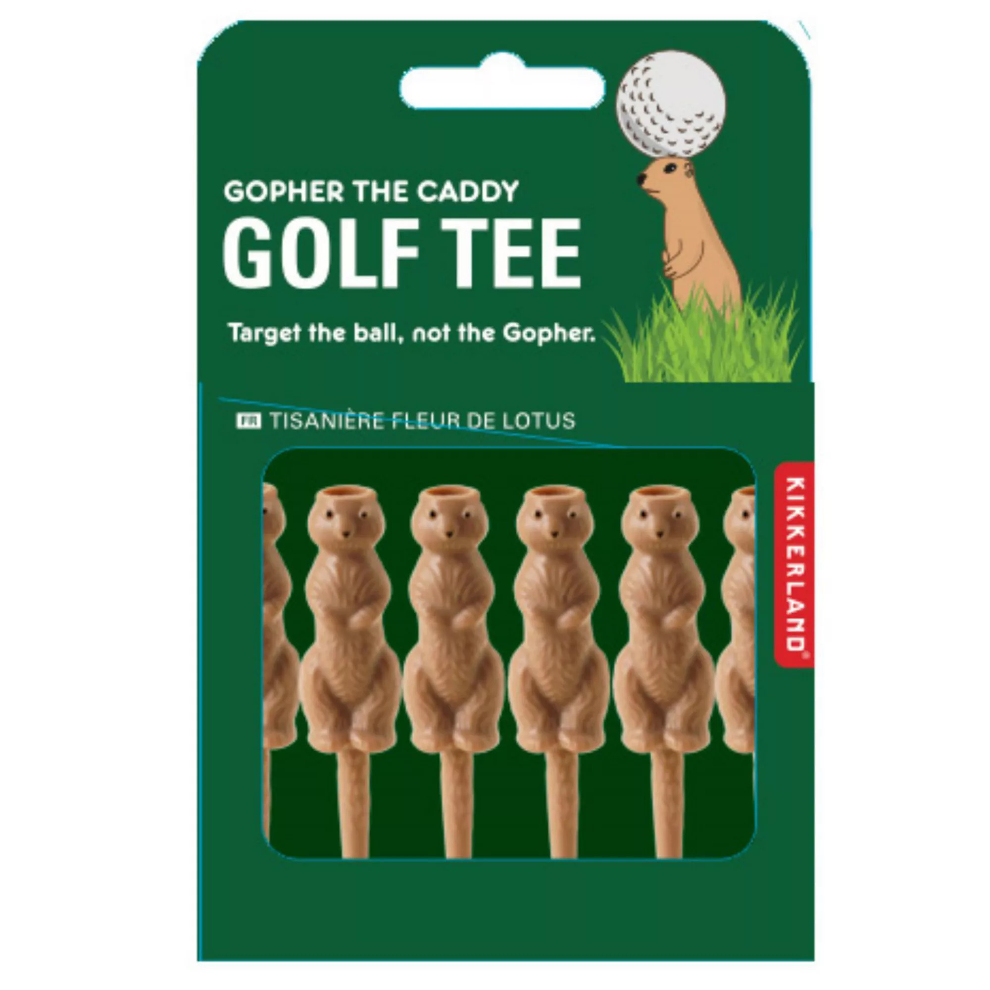 Kikkerland Golf-pher The Gopher Golf Tees 6-pk. | Kohl's