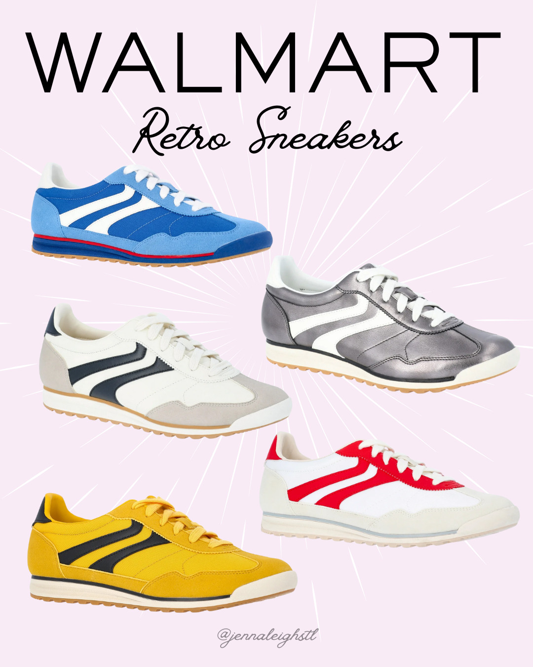 Walmart women’s No Boundaries retro lace up sneakers come in so many fun colors. Grab your favorite shade or match them to your favorite sports team. 

 #LTKActive #LTKMidsize #LTKFindsUnder50