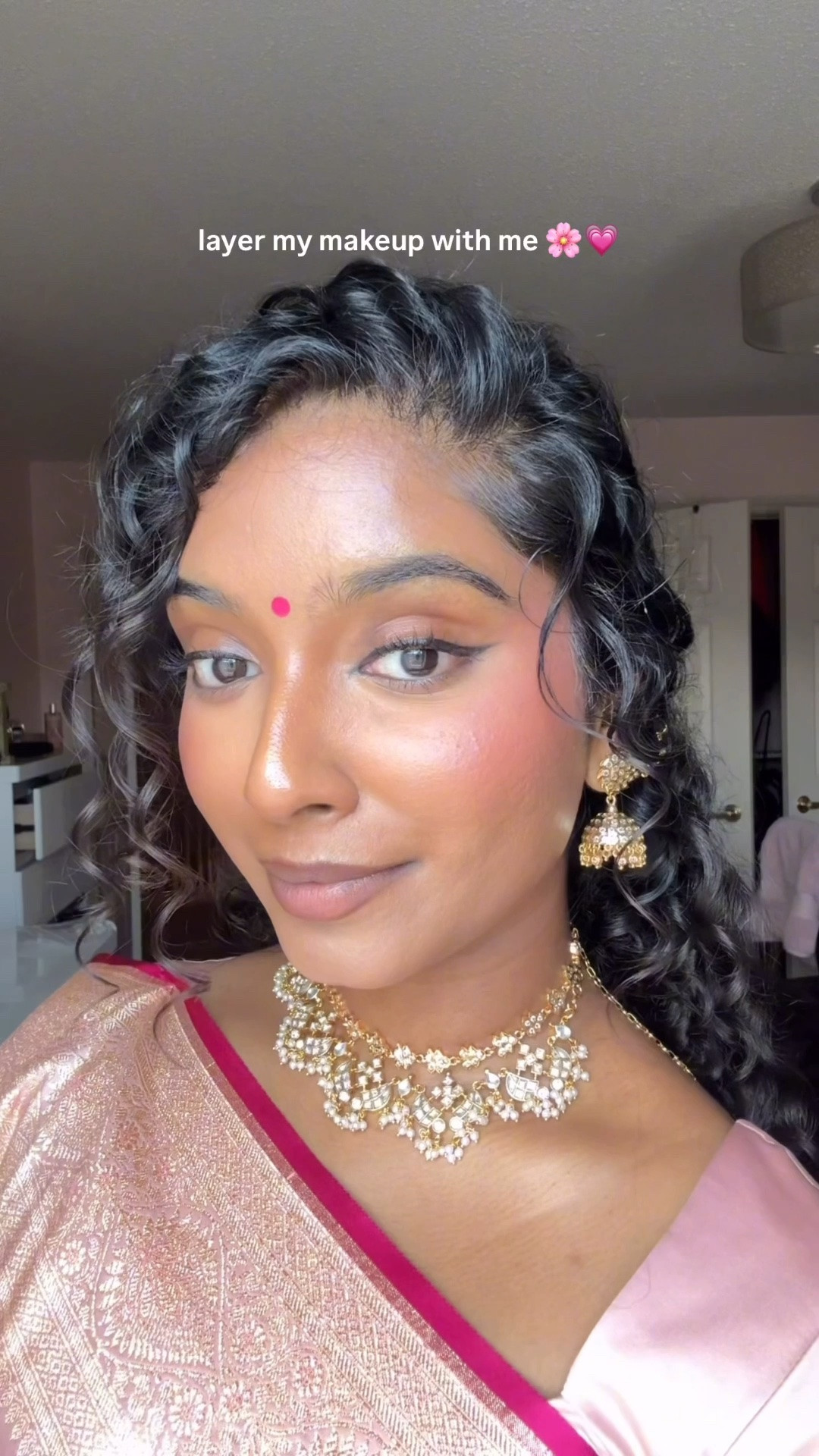 layer my makeup with me #saree #blushpink #grwm #makeuptutorial

#LTKbeauty