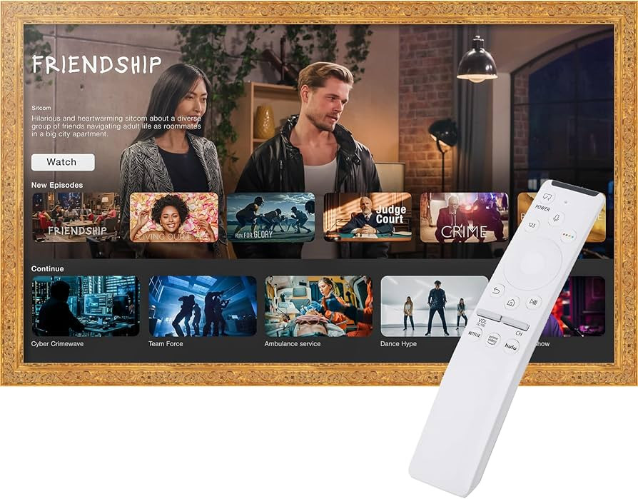 ArtToFrames Framed TV for Samsung Frame TV 43 inch. This 1.50 inch Wide Frame is Versailles Glint... | Amazon (US)