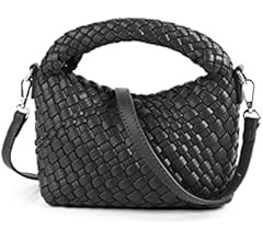 Small Hand Woven Handbags for Women Shoulder Crossbody Bag Girls Purses Cassual Top Handle Bags Hobo | Amazon (US)