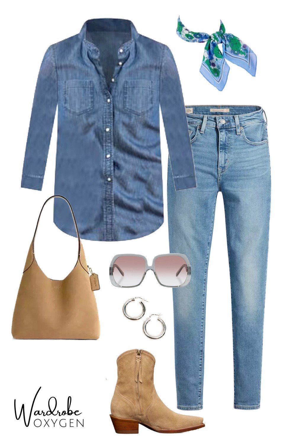 Denim on denim is a hot look for spring; keep it modern with tan accessories 

#LTKMidsize #LTKFindsUnder100 #LTKStyleTip