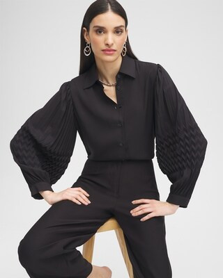 Black Label™ Pleated Blouse | Chico's