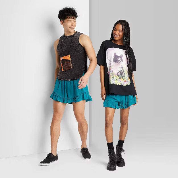 High-Waisted Flutter Shorts - Wild Fable™ | Target