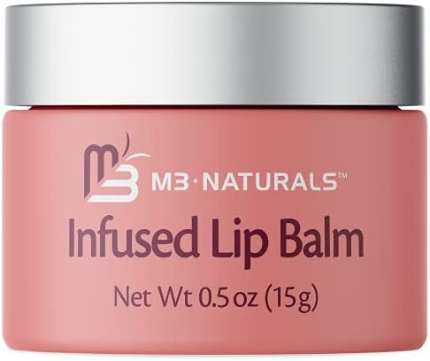 M3 Naturals Infused Lip Balm - Lip Butter with Collagen & Stem Cell - Best Lip Balm & Moisturizer Tr | Amazon (US)