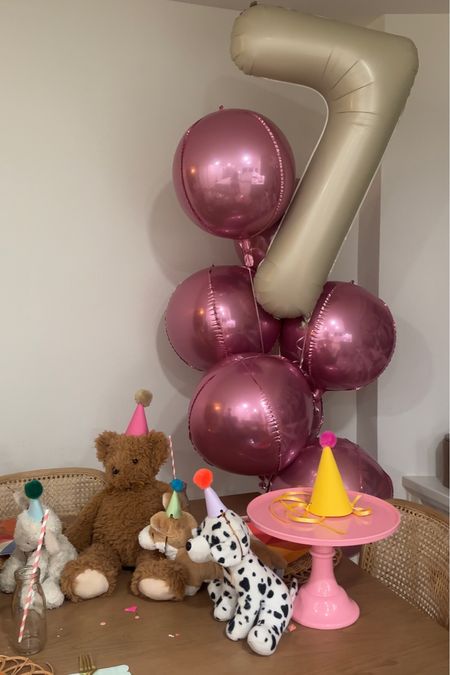 Matte/cream balloons from amazon! I set these up the night before my daughter’s seventh birthday!

#LTKfamily #LTKparties #LTKkids