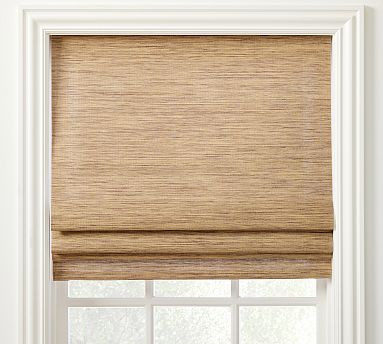 Custom Sutton Natural Roman Shade | Pottery Barn (US)