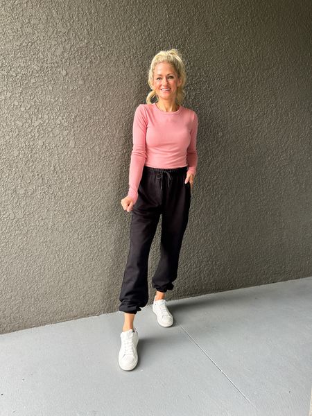 The perfect sweatpants for the weekend! They come in 6 colors, elastic waist band, elastic at ankles to wear at different lengths and has pockets! They also come in petite and tall lengths! 

#LTKstyletip #LTKFind #LTKunder50