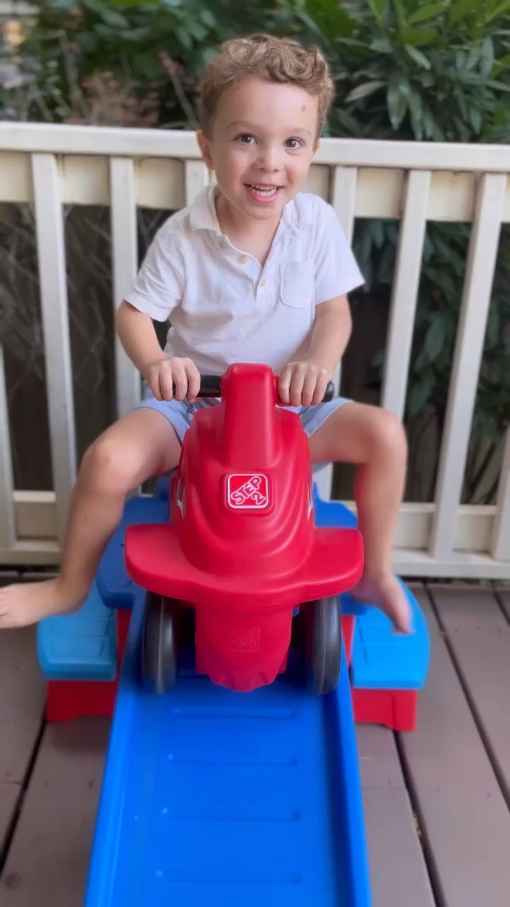 Another early birthday present for my almost 3 year old 😭🎢 This step 2 roller coaster is definitely worth the $ and hype. Your toddler will love! 


#LTKFamily #LTKKids