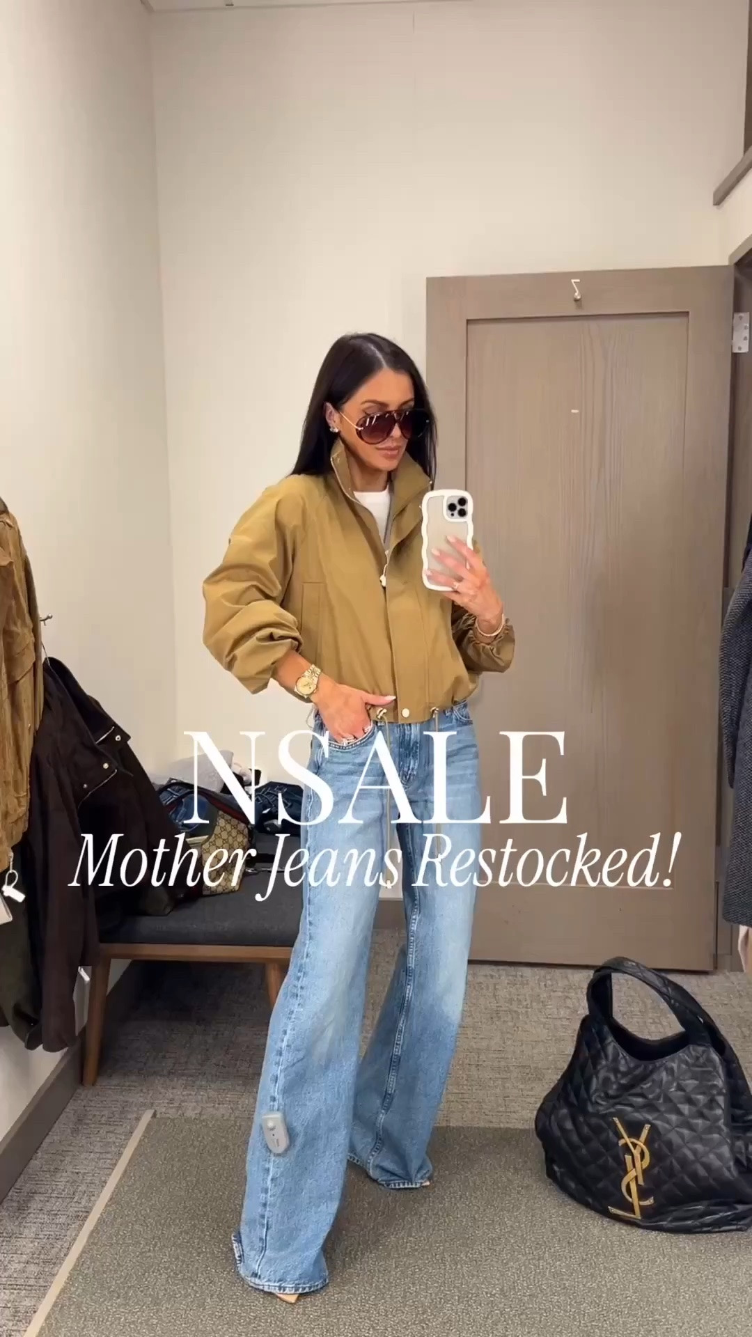 My favorite Mother jeans from the Nsale were just restocked in all sizes! Wearing a 24 - size up. 
Run before they sell out!
@nordstrom #nsale #nordstromas

#LTKSaleAlert #LTKOver40 #LTKootd