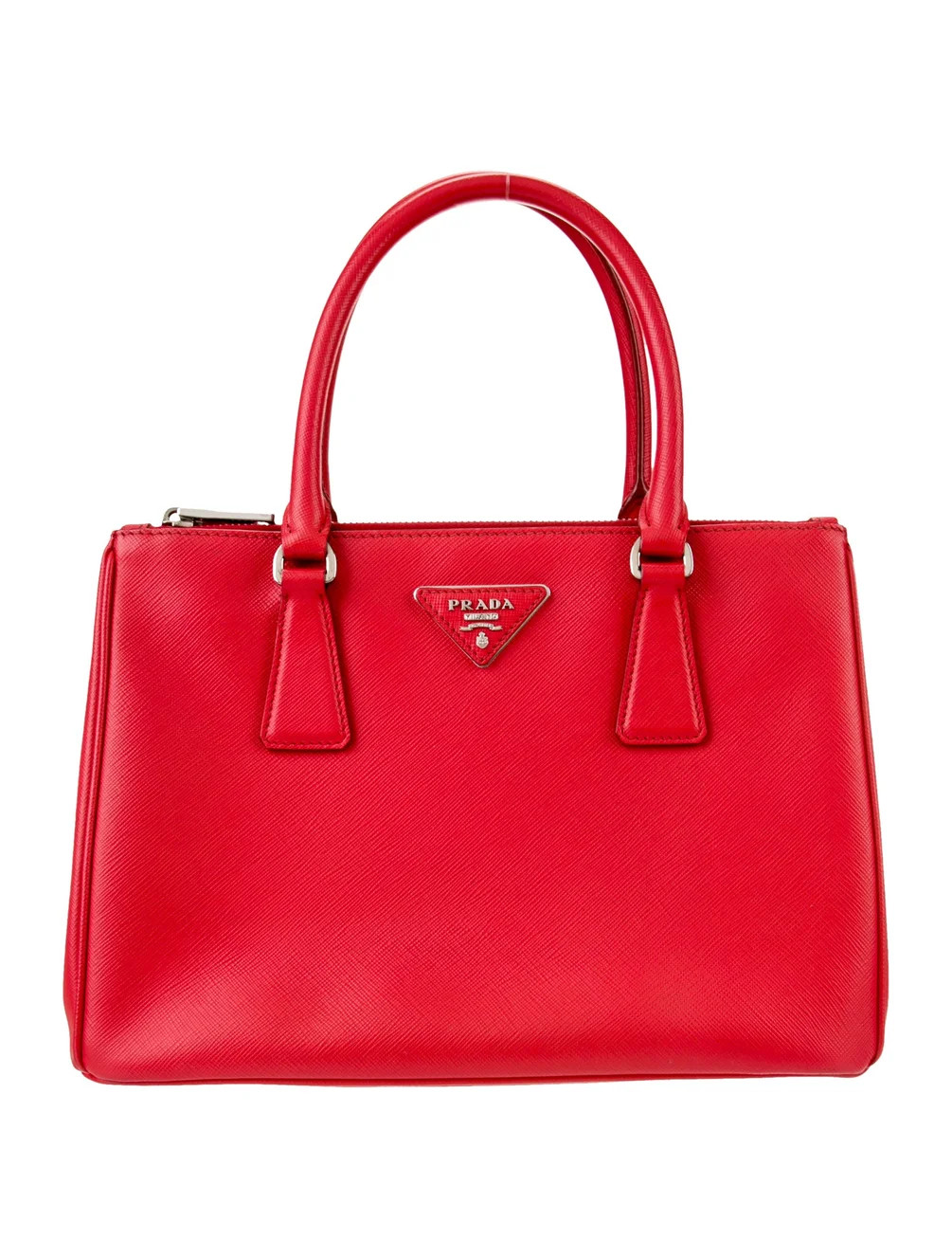 Saffiano Lux Leather Galleria Tote Small | The RealReal