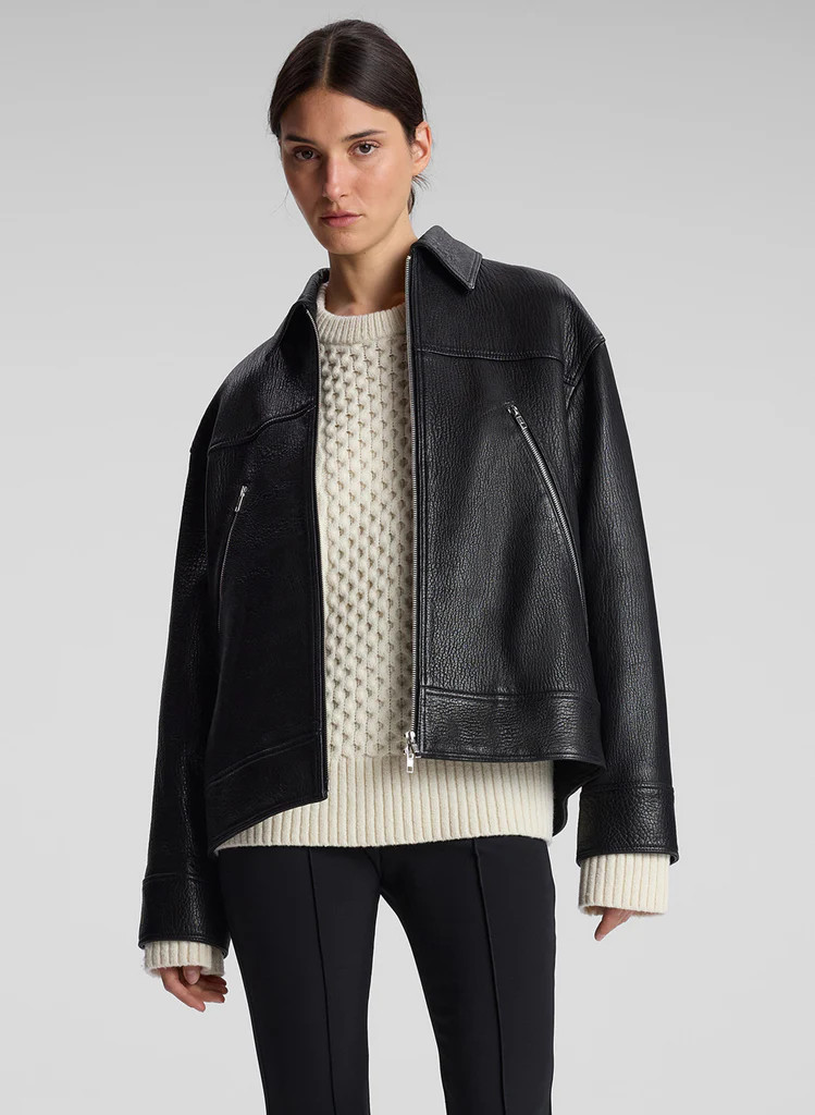 Olive Leather Jacket | A.L.C