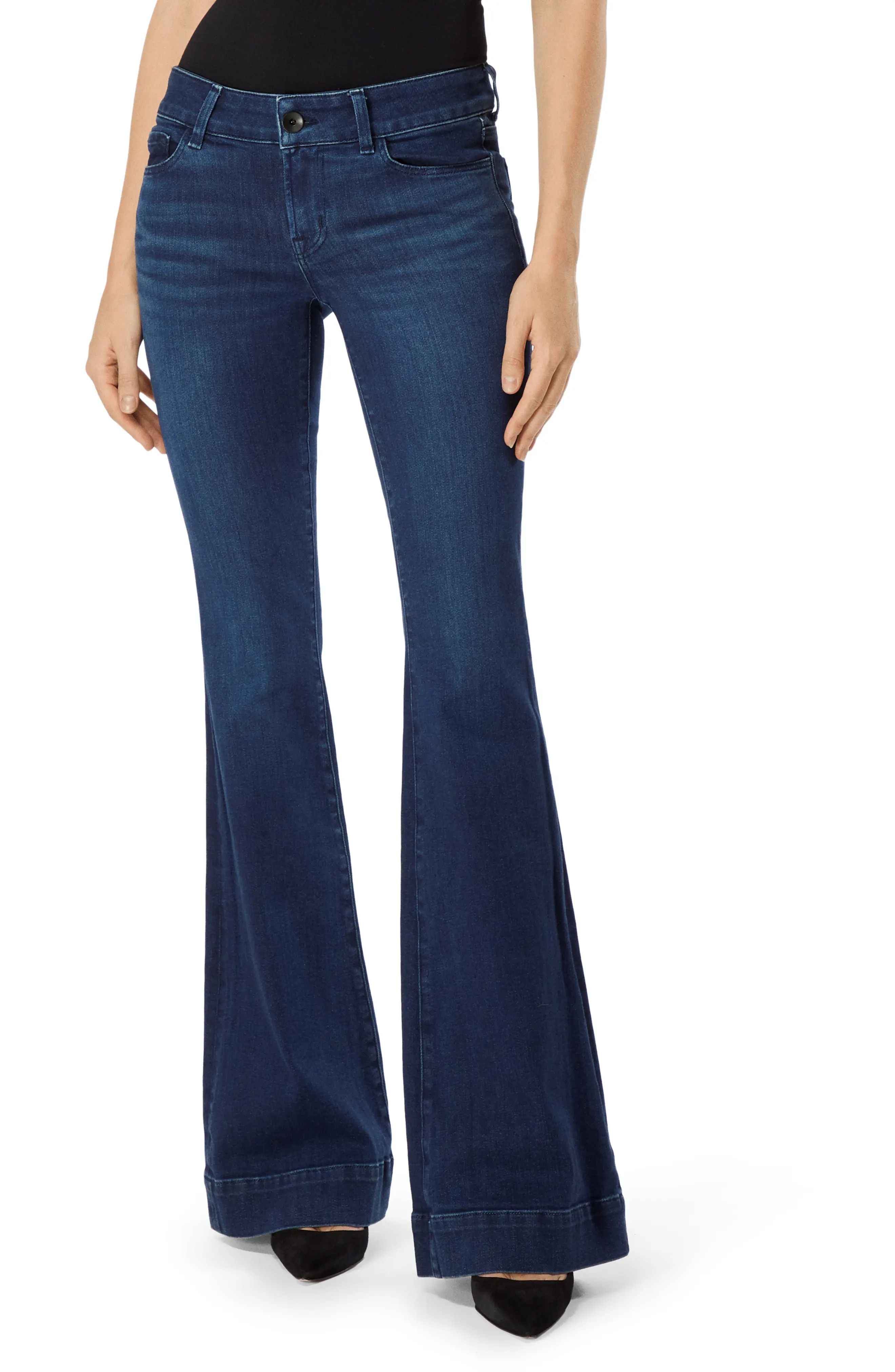 Women's J Brand Love Story Flared Jeans, Size 23 - Blue | Nordstrom