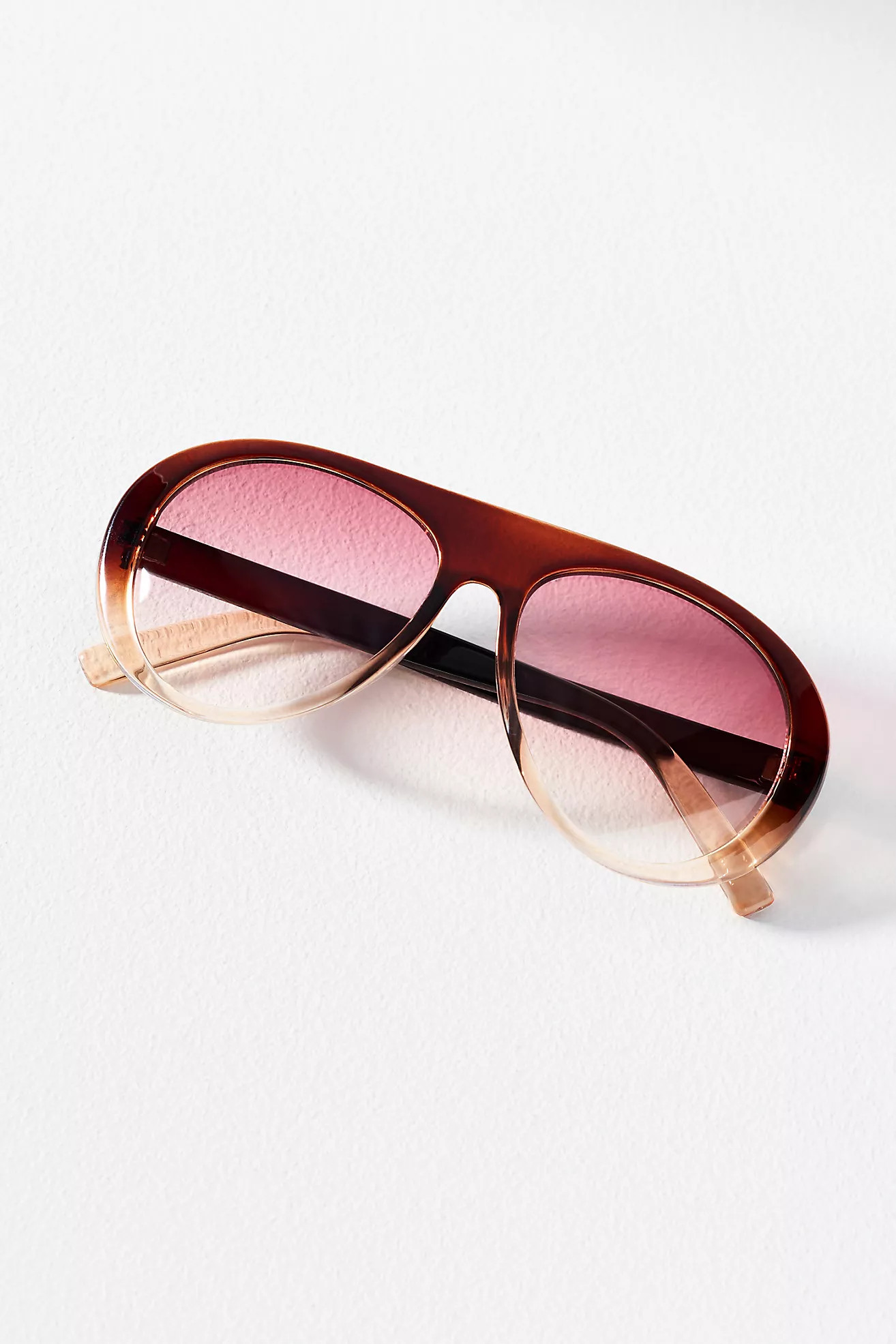 Eyeking Ombre Aviator Goggle Sunglasses | Anthropologie (US)