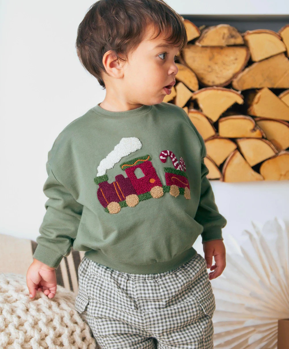 Train Christmas Jumper | Mamas & Papas