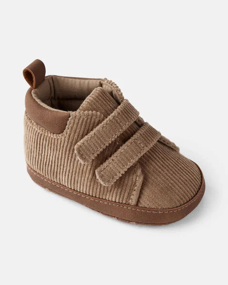 Baby Boy Corduroy High-Top Casual Sneakers - Brown | Carter's | Carter's Inc