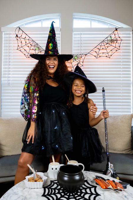 #ad Spooky season witch party but make it mommy and me!👻🕸️ @target #target #targetpartner 

#LTKSeasonal #LTKHoliday #LTKfamily