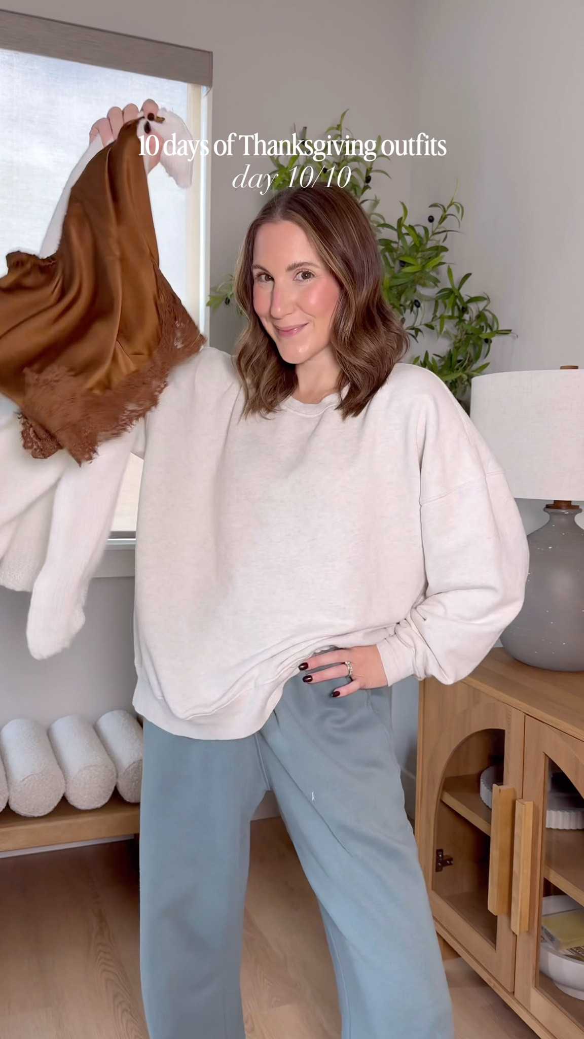 10 days of Thanksgiving outfits 🍂 DAY 10 

I had to style the viral silk shorts for Thanksgiving and think this might be my favorite outfit yet! My sweater and shorts are Amazon finds and would be just as cute layered up with some tights! Wearing a small top and small shorts 

Thanksgiving outfit idea | silk shorts | Amazon fashion | Amazon style | fall style | shorts and boots | lace trim shorts | outfit idea 

#LTKootd #LTKHoliday