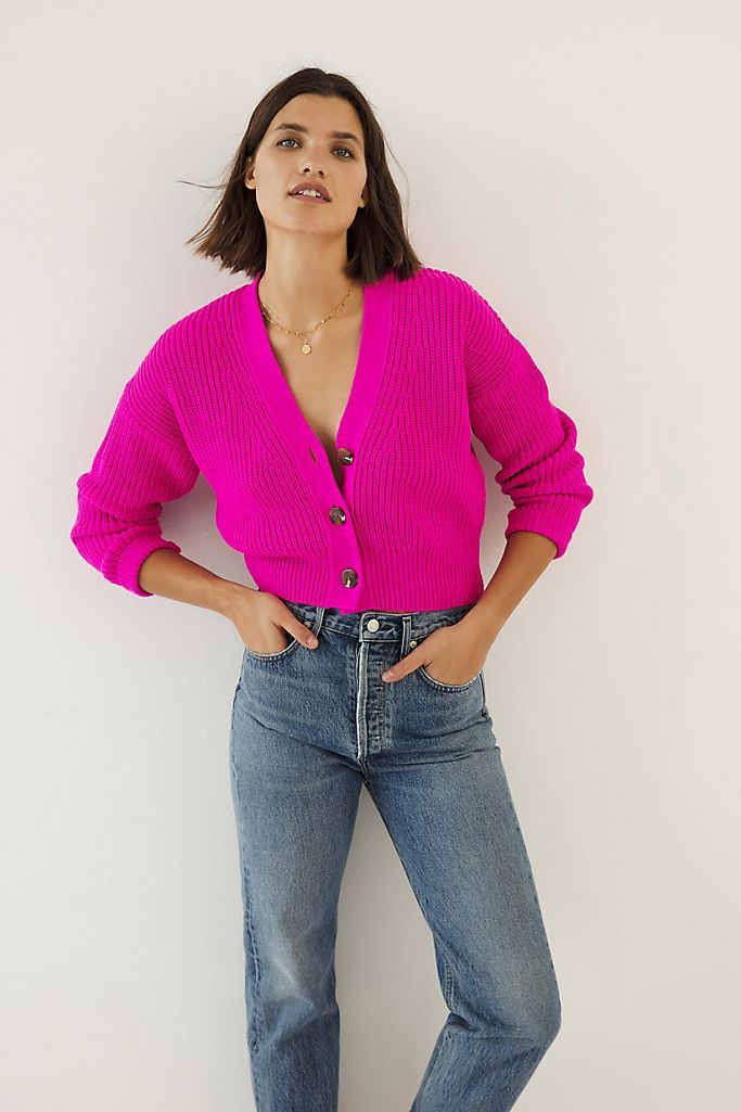 Sunny Cropped Cardigan | Anthropologie (US)