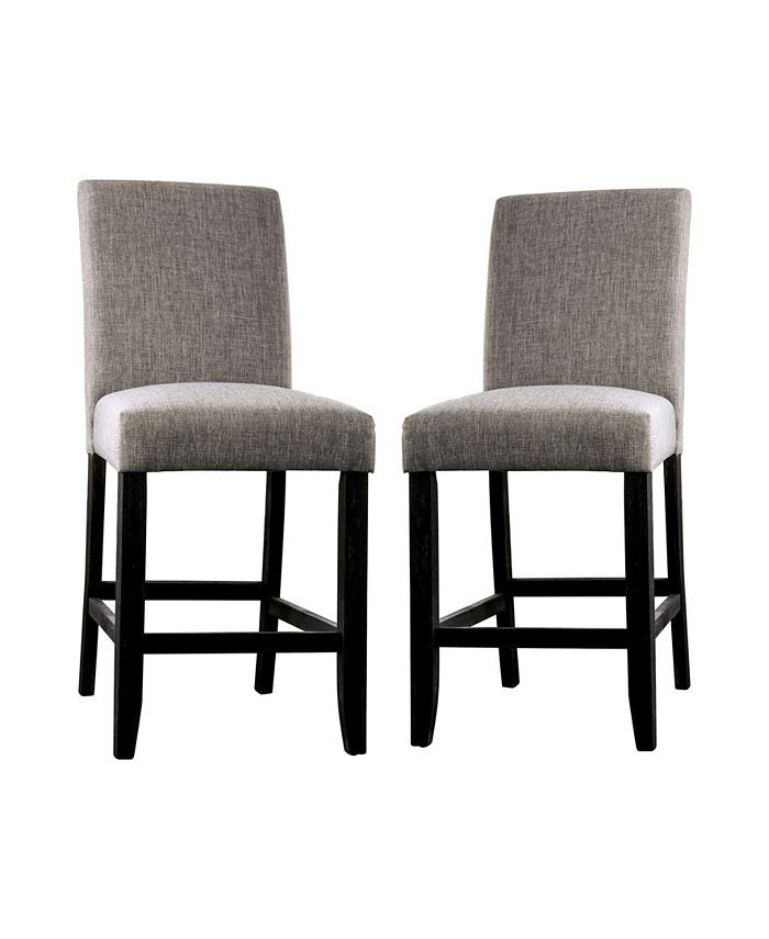 Robley 25" Upholstered Counter Chair (Set of 2) | Macys (US)