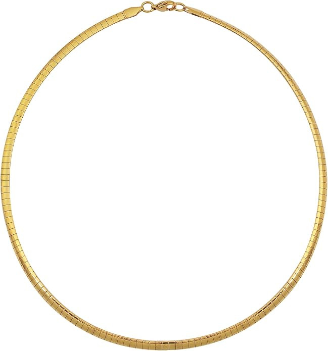 Edforce Stainless Steel Italian Omega Chain Necklace | Amazon (US)