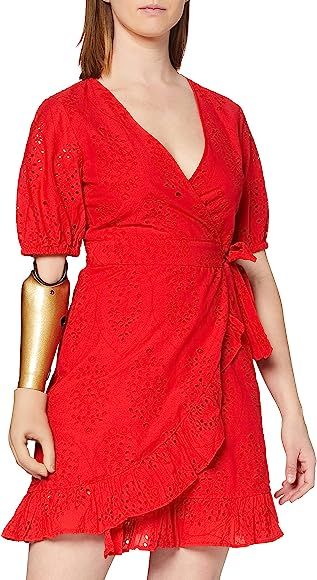 find. Mini Cotton Wrap Dress Casual, Red, 8 : Amazon.co.uk: Clothing | Amazon (UK)