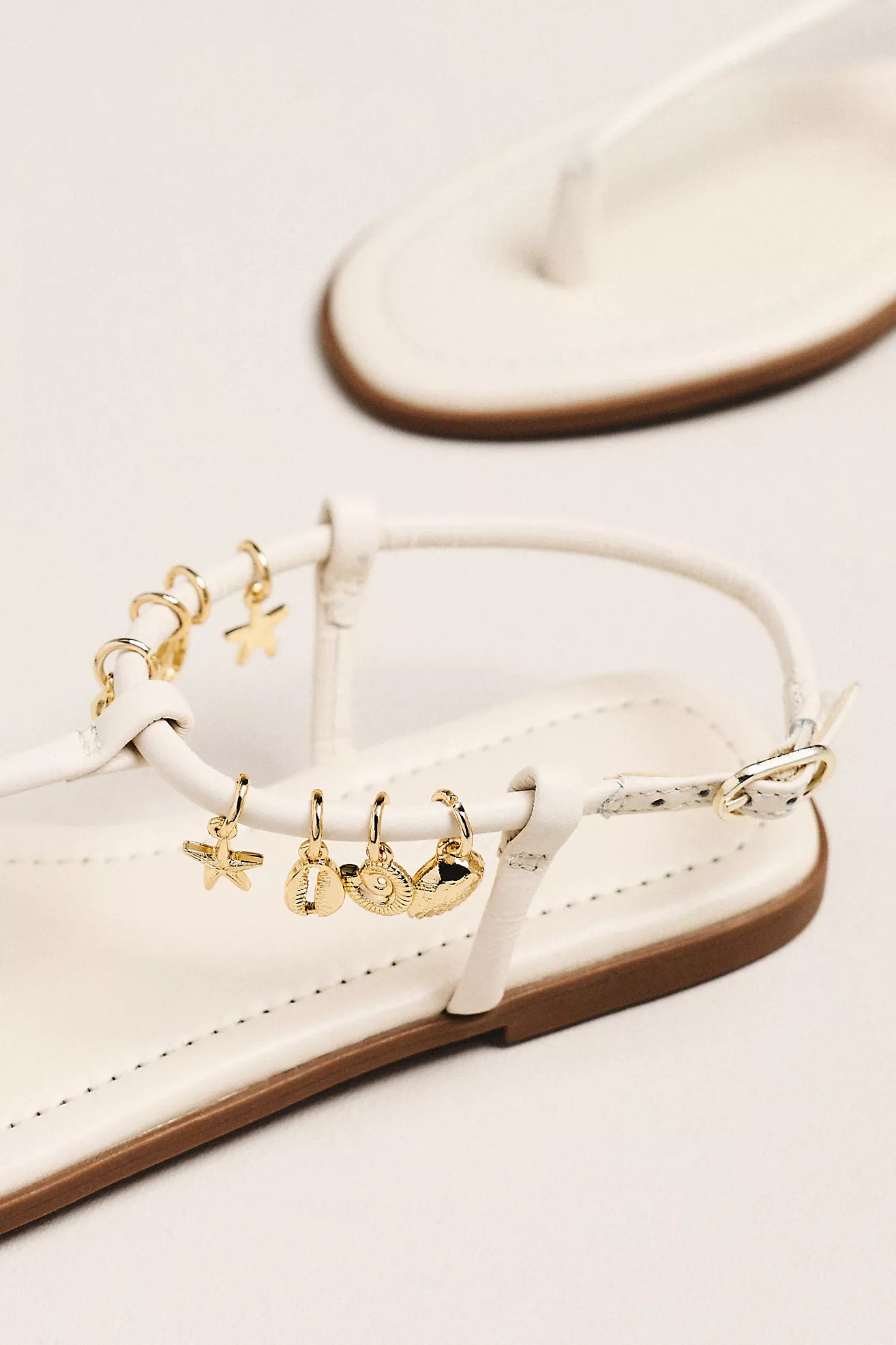 Maeve Ankle-Strap Charms Sandals | Anthropologie (US)
