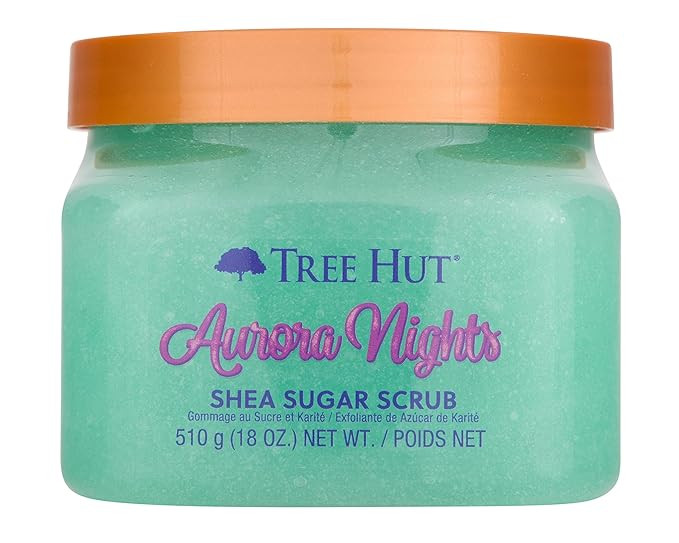 Tree Hut Aurora Nights Shea Sugar Scrub | Exfoliating Body Scrub Removes Dead, Dry Skin for a Sof... | Amazon (US)
