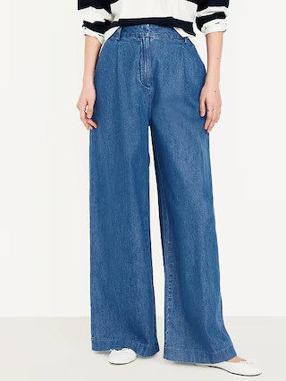 Extra High-Waisted Taylor Wide-Leg Trouser Pants | Old Navy (US)