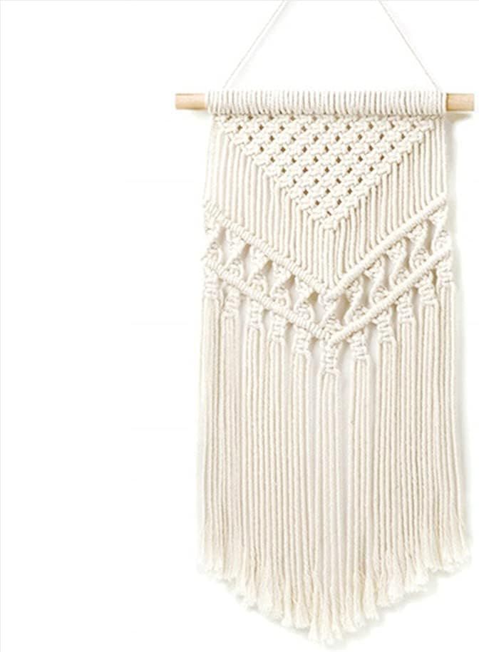 Fongmore Macrame Small Wall Hanging Woven Boho Tapestry Banner Wall Art Living Room Bedroom Party... | Amazon (US)